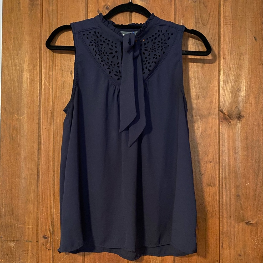Navy MAEVE Blouse - size 8